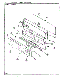 02 - Control Panel parts for Hardwick Range CKG4642MW639RG from AppliancePartsPros.com