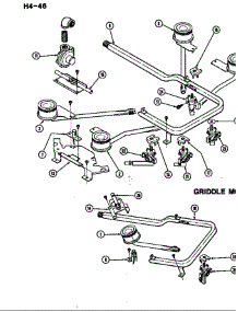 Cooking Controls parts for Hardwick Range H-446 from AppliancePartsPros.com