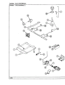 03 - Gas Controls parts for Hardwick Range CKM9641W580RW from AppliancePartsPros.com