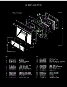 05 - Door (-3 Models) parts for Hardwick Range CPF9822W539A from AppliancePartsPros.com