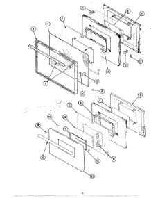 06 - Lower Oven Body parts for Hardwick Range CG8422MA729RG from AppliancePartsPros.com