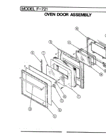 07 - Door Assembly (Upper) parts for Hardwick Range EPF7-21C819D from AppliancePartsPros.com