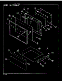 03 - Door / Drawer parts for Hardwick Range EPG9-77A589GF from AppliancePartsPros.com
