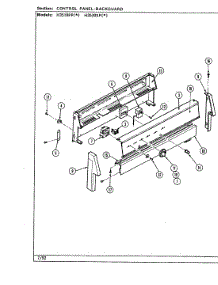 02 - Control Panel parts for Hardwick Range H3510PPA from AppliancePartsPros.com