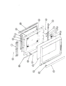 05 - Door (Cm46d-9P) parts for Hardwick Range EPF7-21C819D from AppliancePartsPros.com