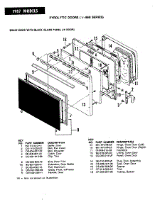 06 - Door (-9 Models) parts for Hardwick Range EPD8-69KY919W from AppliancePartsPros.com