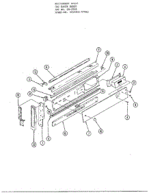 Gas Range Gas Range Backguard parts for Hardwick Range CPG9841-579AO from AppliancePartsPros.com