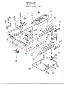 Gas Range Gas / Top Burner / Oven Control System parts for Hardwick Range CPG9841-579AO from AppliancePartsPros.com