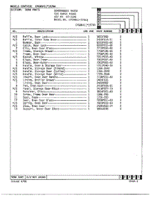 Gas Range Door parts for Hardwick Range CPG9841-579AO from AppliancePartsPros.com