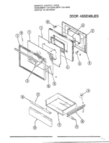 Electric Range Door parts for Hardwick Range EKF9-71A-569W from AppliancePartsPros.com