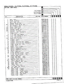 Electric Range Body parts for Hardwick Range EOF9-77*579AW from AppliancePartsPros.com