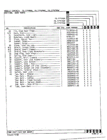 Electric Range Body parts for Hardwick Range EOF9-77*579AW from AppliancePartsPros.com