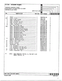 Electric Range Backguard Assembly Page 2 parts for Hardwick Range EKF9-71W-569W from AppliancePartsPros.com