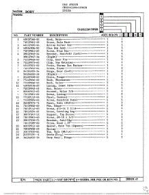 Gas Range Body / Control Panel / Top Assembly Page 2 parts for Hardwick Range 2522A from AppliancePartsPros.com