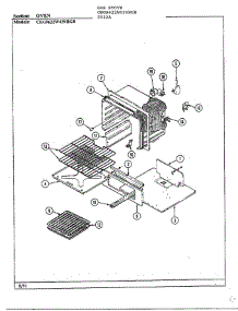 Gas Range Oven parts for Hardwick Range 2522A from AppliancePartsPros.com