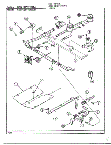 Gas Range Gas Controls parts for Hardwick Range 2522A from AppliancePartsPros.com