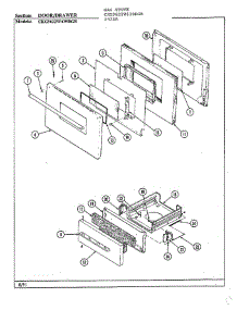 Gas Range Door / Drawer parts for Hardwick Range 2522A from AppliancePartsPros.com