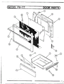 Electric Range Door parts for Hardwick Range 4585A from AppliancePartsPros.com