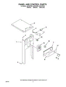 05 - Panel And Control Parts parts for Maytag Compactor JQTC507B0 from AppliancePartsPros.com