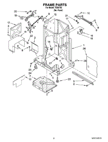 02 - Frame Parts parts for Maytag Compactor TC607X0 from AppliancePartsPros.com