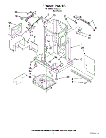 02 - Frame Parts parts for Jenn-Air Compactor TC607X2 from AppliancePartsPros.com