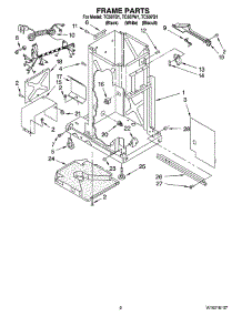02 - Frame Parts parts for Maytag Compactor TC507W1 from AppliancePartsPros.com
