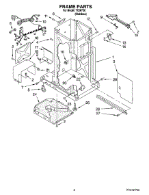 02 - Frame Parts parts for Jenn-Air Compactor TC507S0 from AppliancePartsPros.com
