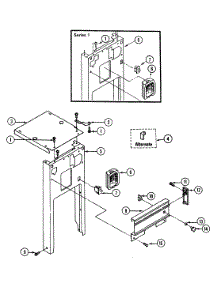 02 - Control Panel (Tc406w) parts for Jenn-Air Compactor TC406W from AppliancePartsPros.com