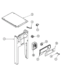 04 - Panel & Control Parts parts for Jenn-Air Compactor TC507W from AppliancePartsPros.com