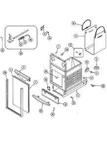 04 - Container Body parts for Jenn-Air Compactor TC407W from AppliancePartsPros.com