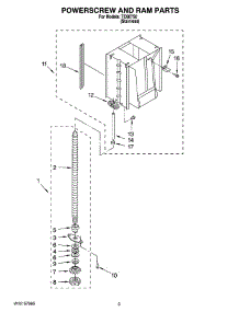 03 - Powerscrew And Ram Parts parts for Maytag Compactor TC607S0 from AppliancePartsPros.com