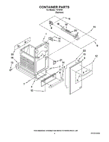 04 - Container Parts parts for Maytag Compactor TC707S1 from AppliancePartsPros.com