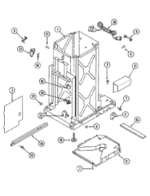 06 - Frame parts for Jenn-Air Compactor TC407B from AppliancePartsPros.com