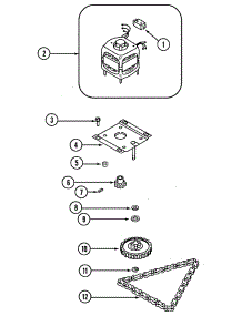 08 - Motor & Drive parts for Jenn-Air Compactor TC407B from AppliancePartsPros.com