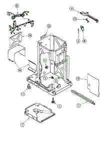 02 - Frame parts for Jenn-Air Compactor TC507B from AppliancePartsPros.com