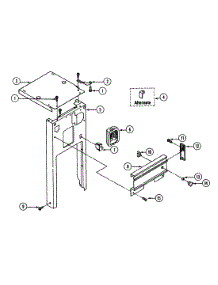 02 - Control Panel parts for Jenn-Air Compactor TC400 from AppliancePartsPros.com