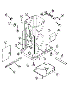 07 - Frame (Series 2-5) parts for Jenn-Air Compactor TC407W from AppliancePartsPros.com
