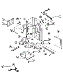 03 - Frame parts for Jenn-Air Compactor TC400 from AppliancePartsPros.com