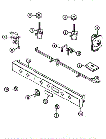Control Panel parts for Jenn-Air Cooktop CVG4380PD from AppliancePartsPros.com