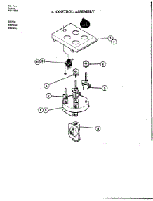 03 - Control Assembly parts for Jenn-Air Cooktop CG200B from AppliancePartsPros.com