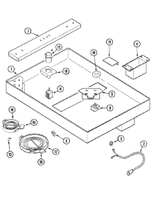 02 - Body parts for Jenn-Air Cooktop CVE3401B from AppliancePartsPros.com