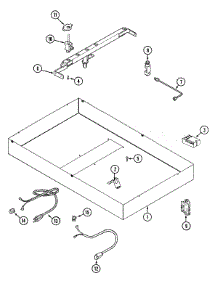 02 - Body parts for Jenn-Air Cooktop CVGX2423B from AppliancePartsPros.com