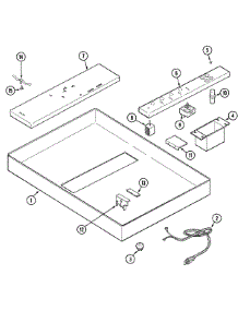 02 - Body parts for Jenn-Air Cooktop CVE3400B from AppliancePartsPros.com