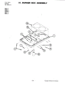 02 - Burner Box Assembly (C221-C) parts for Jenn-Air Cooktop C221-C from AppliancePartsPros.com