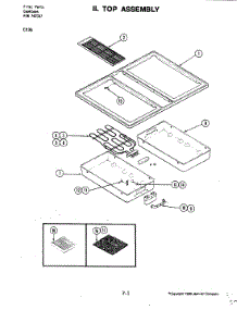 04 - Top Assembly parts for Jenn-Air Cooktop C236 from AppliancePartsPros.com