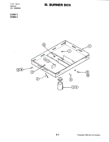 02 - Burner Box parts for Jenn-Air Cooktop C236W-E from AppliancePartsPros.com