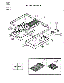 04 - Top Assembly parts for Jenn-Air Cooktop C228B-C from AppliancePartsPros.com