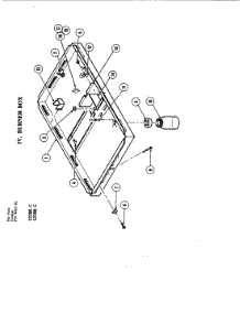 02 - Burner Box parts for Jenn-Air Cooktop C228W-C from AppliancePartsPros.com