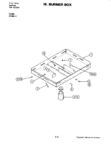 02 - Burner Box (C236b,B-C,Ngb) parts for Jenn-Air Cooktop C236NGB from AppliancePartsPros.com
