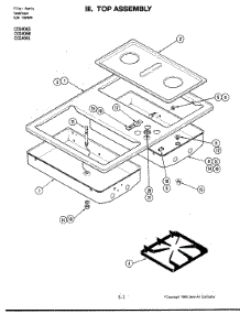 03 - Top Assembly (Ccg406s) parts for Jenn-Air Cooktop CCG406S from AppliancePartsPros.com